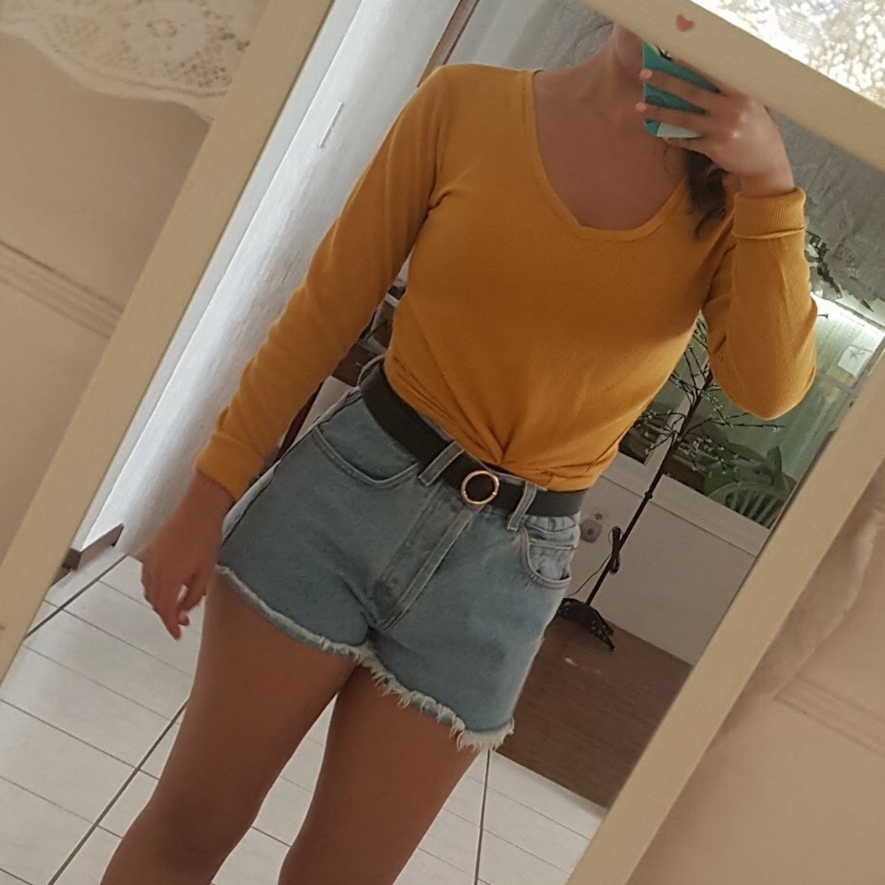 Yellow long sleeve